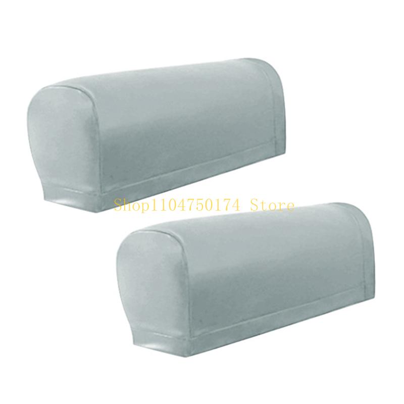 2pcs Elastic Furniture Arm Covers With 4 Slip Proof Pad Waterproofie For Sofa Chair Decoration Top Sale