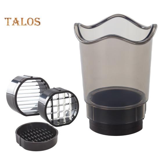 

Измельчитель овощей, нарезка кубиками и ломтиками, кухонный комбайн для фруктов, мягких овощей, компактный ручной кухонный нож с лезвиями из нержавеющей стали черный серый