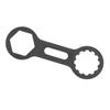 Bike Front Fork Repair Tool Aluminum Alloy Black Mountain Bicycle Cap Disassembly Wrench for Hydraulic Mechanical Fork
