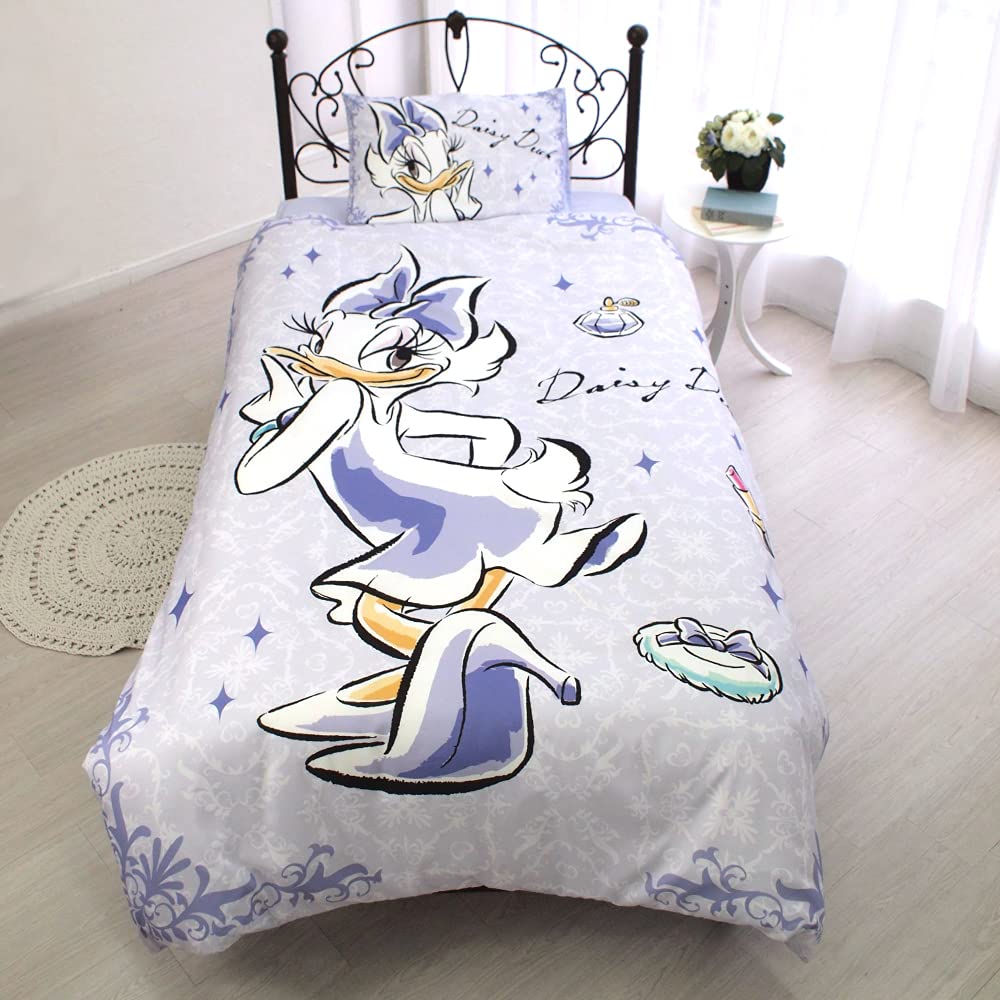 Disney Daisy Daisy Duck 3 Piece Duvet Cover Set Pillowcase Sheet Duvet Cover Single SB-574-D