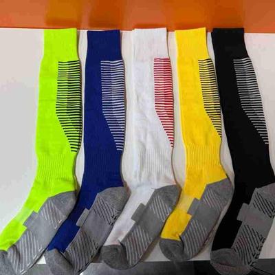 Thickened Towel Bottom Football Socks for Men & Women - Long, Sweat-Absorbent, Breathable Sports Socks