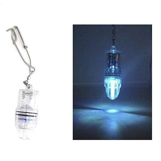 

Водонепроницаемый свет для привлечения рыбы с пряжкой, портативный, высокой яркости, погружной, мини, светодиодная лампа для приманки для сбора рыбы для глубоководной подводной рыбалки на открытом воздухе синий