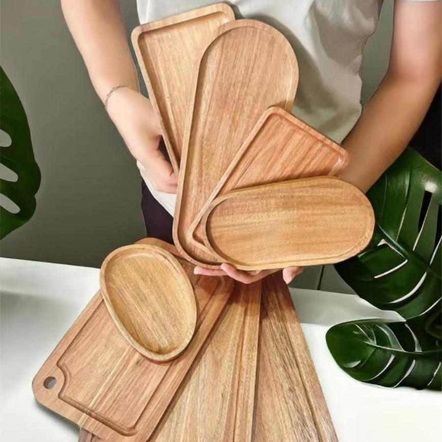 Japanese wooden tray, oval tray, wooden plate, soap tray, storage tray, storage tray Bathroom tray