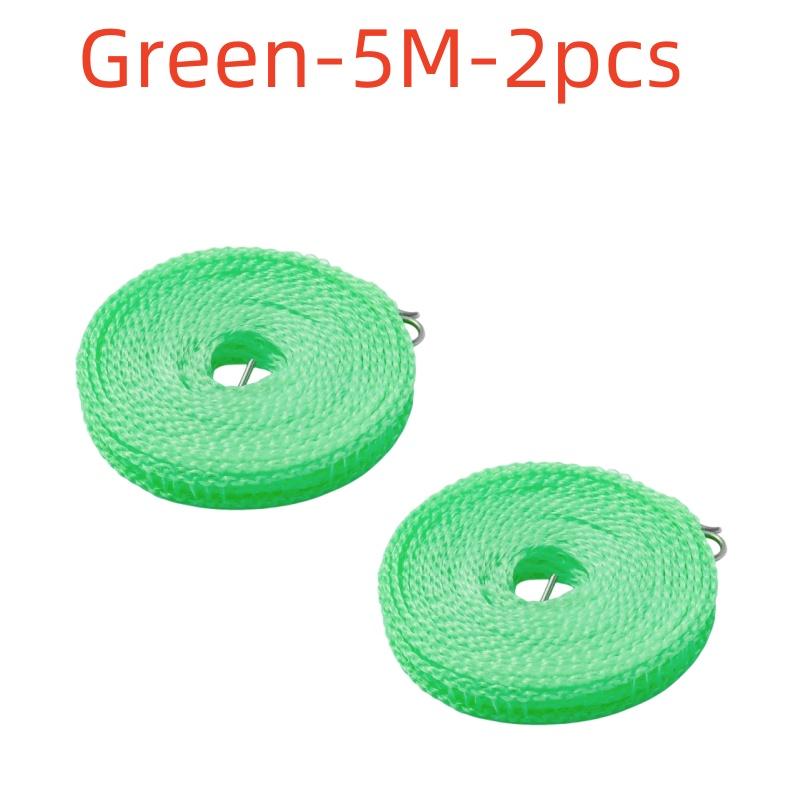 Outdoor Clothesline Nylon Non-Slip Laundry Line Rope Travel Business Windproof Clothes Cord 3/5/10 Meter Long