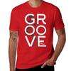 Groove To Bass Players T-Shirt Plain Aesthetic Clothing Mens Clothes