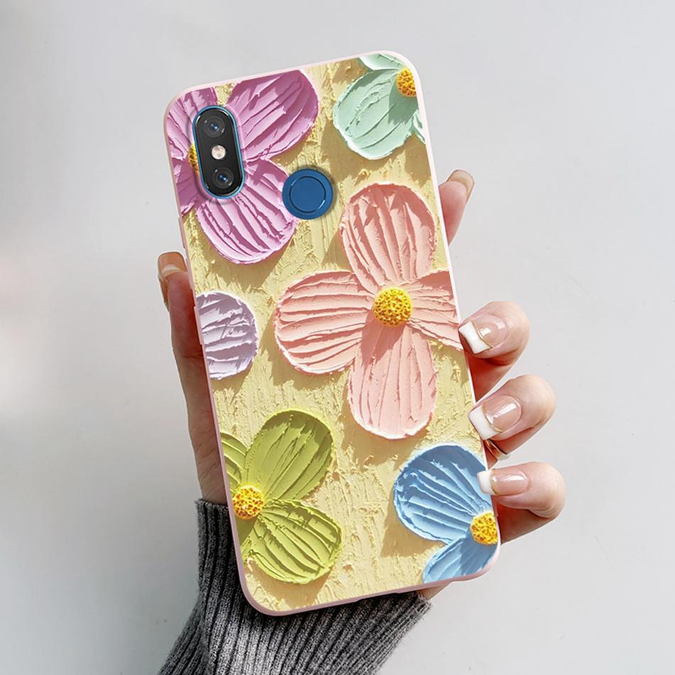 For Xiaomi Mi 8 6.21" Case Cute Bear Cartoon Cat Soft Silicone Shockproof Cover For Xiaomi Mi8 M1803E1A Bumper Phone Case Fundas