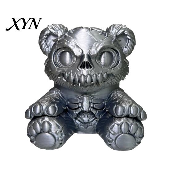 Weatherproof Trailer Dust Cover Creepy Bear Hitch Cover, 3D Printed Exhaust Cap, Towing Personalized Car Ball Cap for Truck SUV, Halloween Accessory