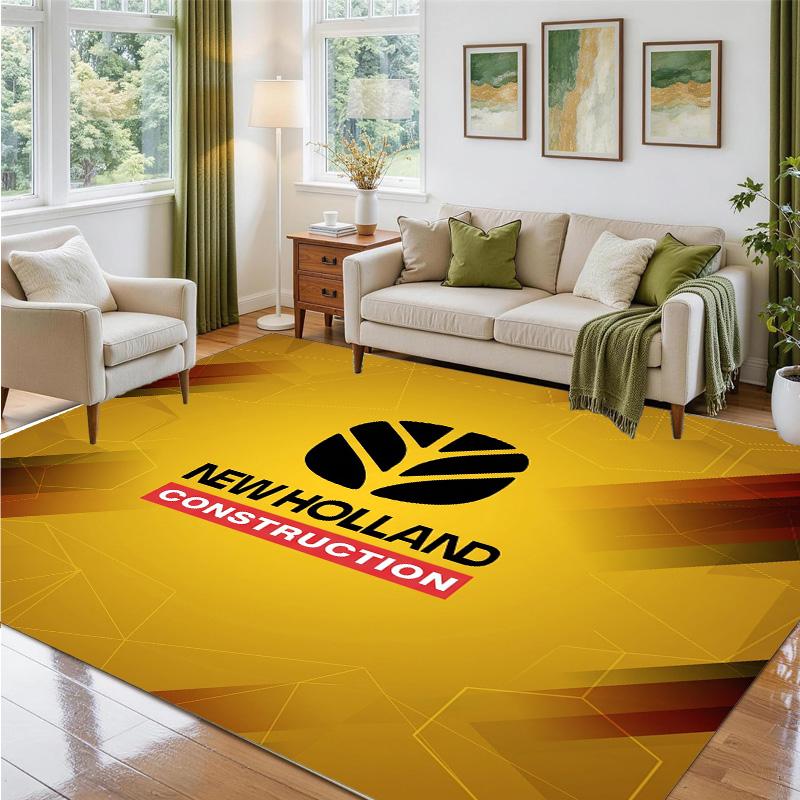New Holland Design Crystal Velvet Rug Soft Decorative Mat for Bedroom Entrance