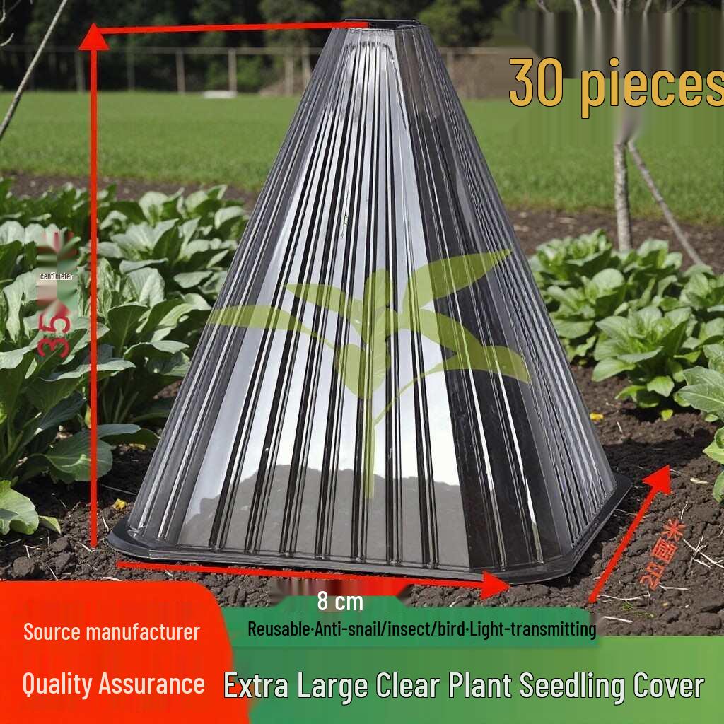 Durable Seedling Protection Cover: Windproof, Frostproof, Insect & Bird Barrier for Vegetables, Reusable Greenhouse Shield