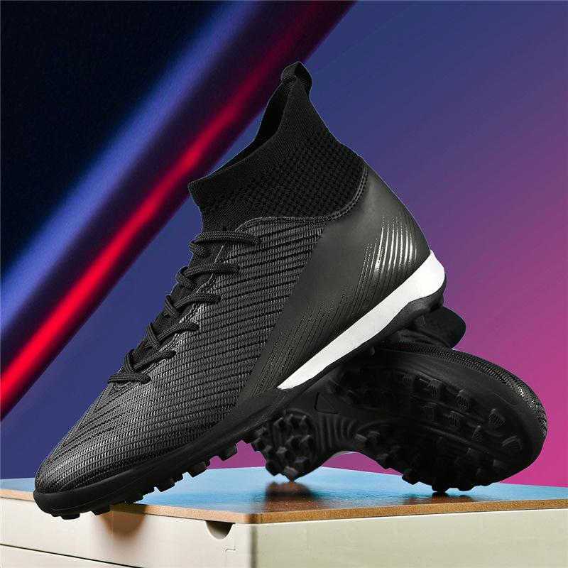 

2025 new men s and women s football shoes with broken nails 46 розовый