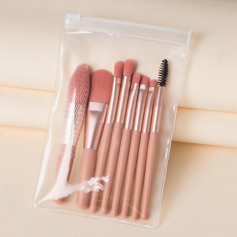 8Pcs/Set Makeup Brush Set Soft Fluffy Professional Cosmetic Foundation Powder Eyeshadow Kabuki Blending Make Up Brushes Beauty Tools