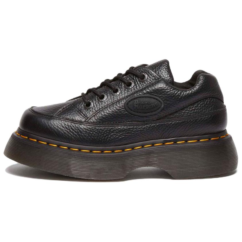 Dr. Martens Buzz 5 Leather Minimalist Fashion Casual Shoes Women Shoes Black 41060001