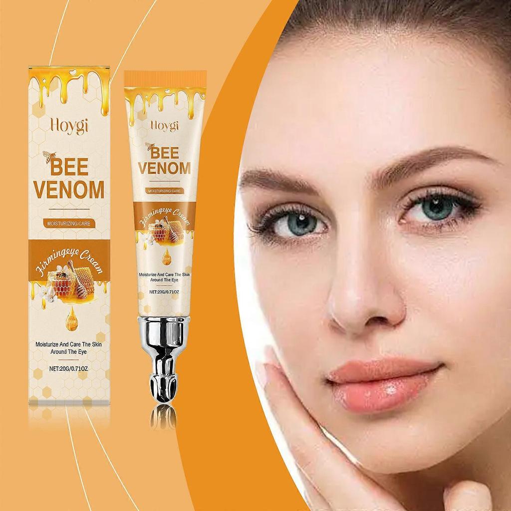 Bee Venom Eye Cream by Hoygi, Anti-Aging Firming Essence, Instant Eye Skin Lift & Wrinkle Reduction Cream