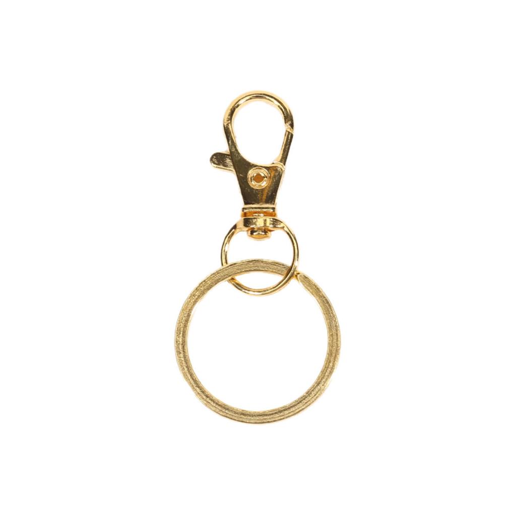 25Pcs Swivel Clasps Set Lanyard Snap Hooks with Key Chain Rings Keychain Clip Hooks for DIY Jewelry Necklace Bracelet Making Handcrafts Supplies