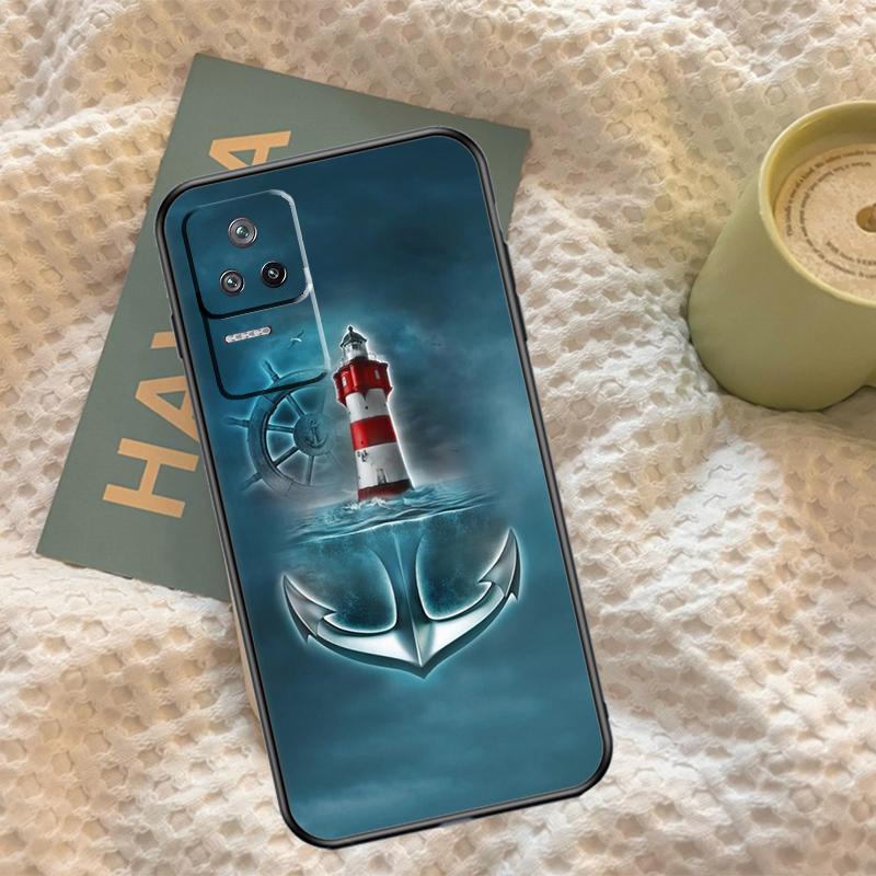 

Stripes Anchor Boat Ship Case For Xiaomi 14T Pro 11T 12T 13T 13 14 15 Ultra POCO X7 Pro X3 X5 X6 M6 F5 F6 Pro Cover POCO X7 Pro