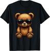 Cool Brown Bear Teddy Bear Wearing Sunglasses In Summer T-Shirt Unisex T-Shirt