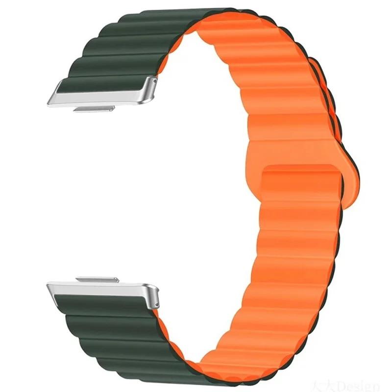 Silicone Sport Watchband For Huawei Watch Fit 4 Fit 4Pro Fit 3 Magnetic Loop Bracelet For Huawei Watch Fit3 Smartwatch Wristband