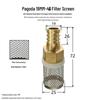 4/6/1 Inch Soft Water Hose & Oil Filter Screen Connector for Fish Tank Pump Impurity Isolation.