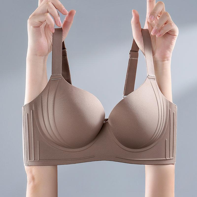 Plus-size Lingerie Women's Lift and Shrink Secondary Breasts Compact Bra Thin Bra Push Up Bra