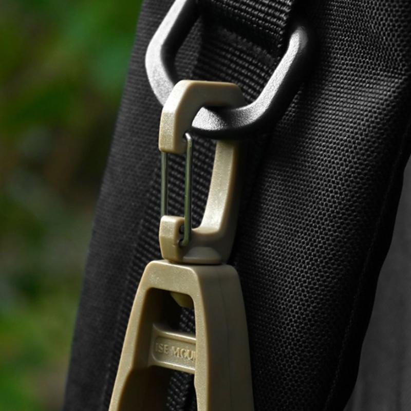 Multipurpose Clip Hook for Outdoor Organization Plastic Clamps with Nonslip Grip for Camping Hiking Accessories