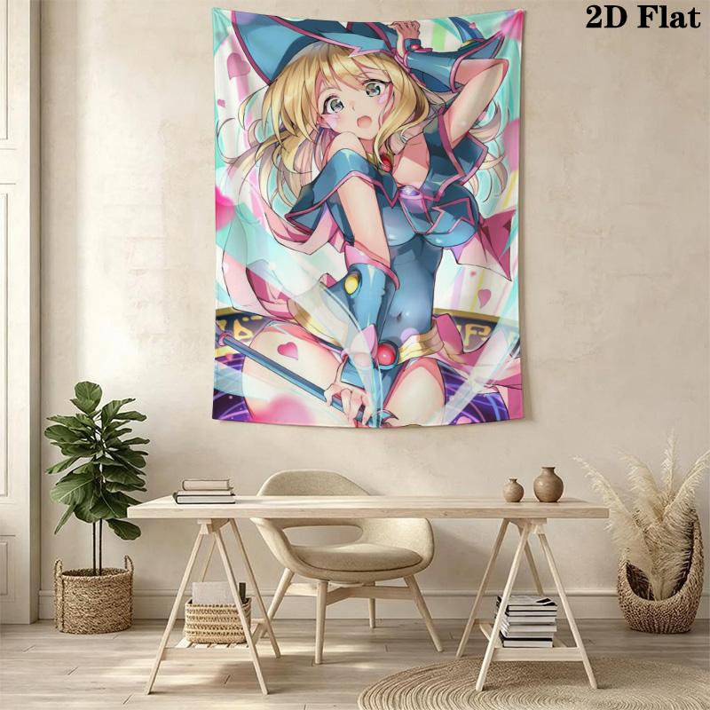 Magician Girl Pattern Home Decor Tapestry, Wall Hanging, Decorative RV Wall Cloth.SGT0917227