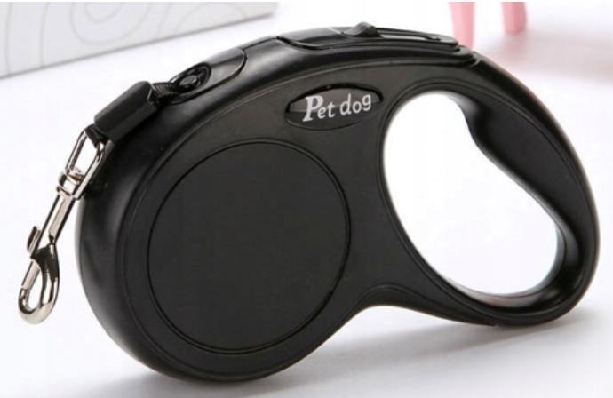 Leash For Dog Or Cat Automatic Strong Tape 5M With Locking 15Kg S1
