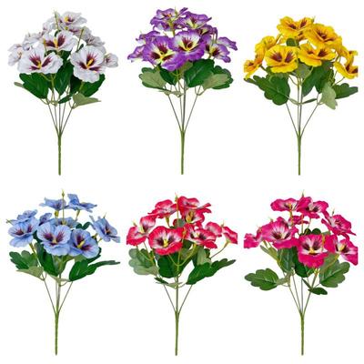 Silk Pansy & Phalaenopsis Artificial Flower Decoration for Home, Hotel, Outdoor, Wedding