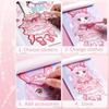Dress Up Sticker Book Girl Sticker Book Children's Cartoon Makeup Show Puzzle Cartoon Handmade DIY Book