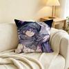 Game Danganronpa Kokichi Oma  Square Double-Sided printed Pillow Case Bedroom Bedside Pillow Sofa Cushion Cover