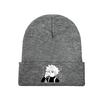 Kawaii Hunter X Hunter Killua Zoldyck Pletená čepice pro ženy Unisex Skullies Čepice Zimní čepice HXH Anime Manga Casual Cap