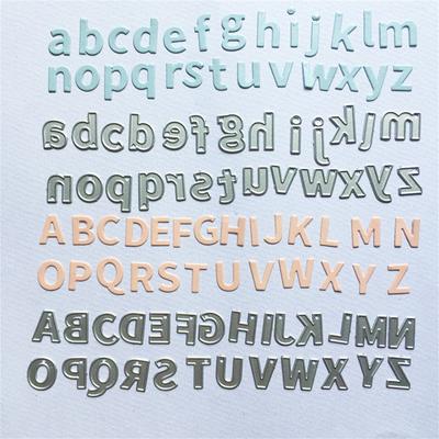 Alphabet Letters Decoration  Frames Cutting Dies DIY Scrap Booking Photo Album Embossing Paper Cards