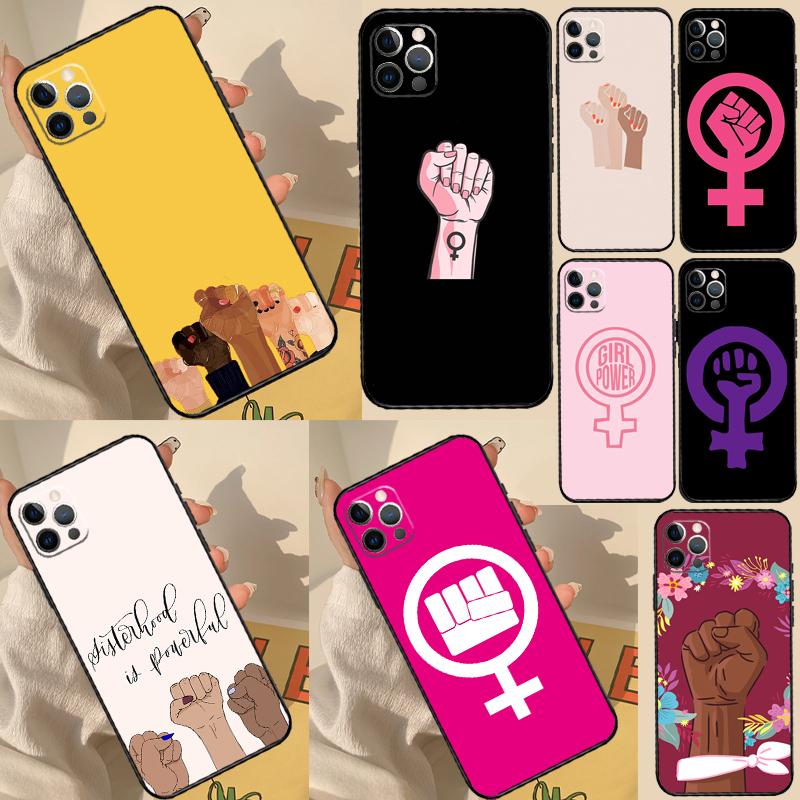 Feminist Fist Symbol Phone Case For Samsung Galaxy S25 S26 Ultra S20 S21 S22 S23 S24 Plus S10 S25 FE Back Cover