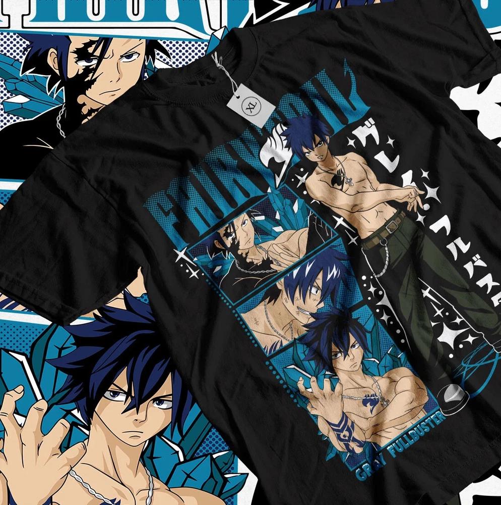 Gray Fullbuster Natsu Tshirt Fairy Tail Dragneel Girl Happy Gift Shirt S