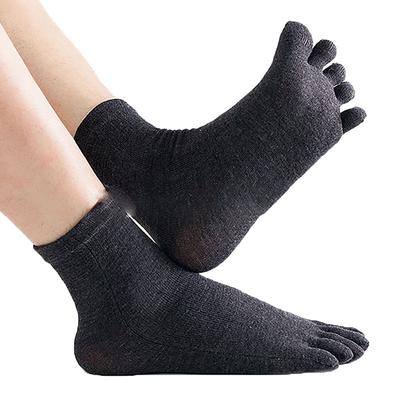 1 para sportowych skarpetek do biegania w jednolitym kolorze, oddzielne palce, unisex, skarpetki z pięcioma palcami, męskie i damskie, oddychające, bawełniane skarpetki
