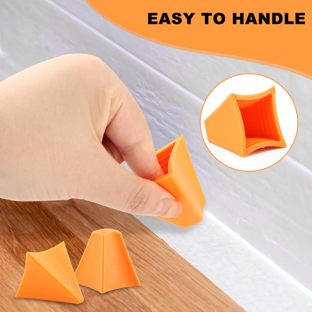 2 PCS Silicone Seam Tool Silicone Caulking Tool, Caulk Applicator, Easy To Use and Reusable Caulking Applicator Finishing Tool for Kitchen, Bathroom,