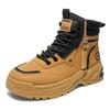 Herbst Herrenschuhe neue High-Top Martin Stiefel Herren Britische Retro Dicksohlige Abriebfeste Arbeitsschuhe Lässige Outdoor Kurze Stiefel