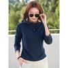 Zipper Hooded Sweatshirt for Women New Fashion Versatile Long Sleeve T-Shirt Top Korean Style Trendy Jacket