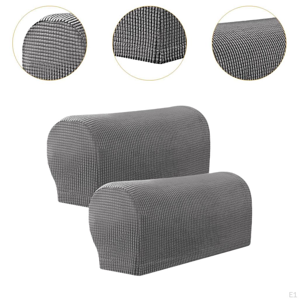 2 Pieces Armrest Covers,Armchair Slipcovers for recliner Comfortable Sturdy Washable Chairs