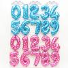 16 32 Inch Foil Birthday Balloons Number Ballon Figures Wedding Happy Birthday Party Decorations Kid Baloons Birthday