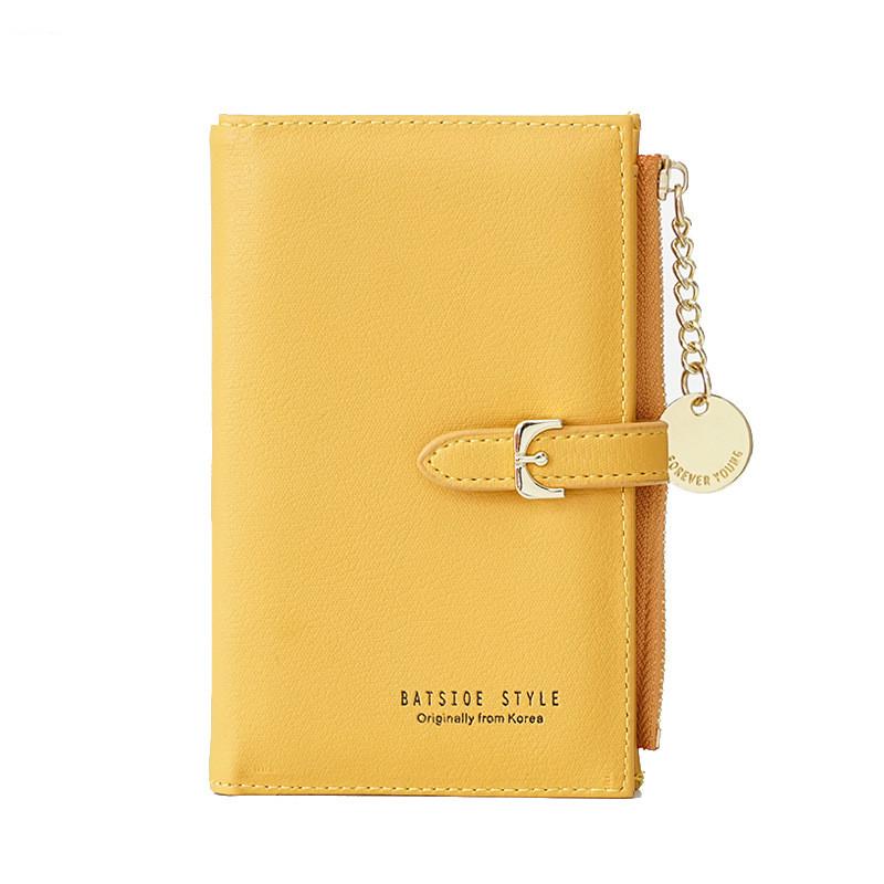 Chain Mini Women Wallet Zipper Short Purse Card Holder Coin Pocket Female Leather Wallet Carteira