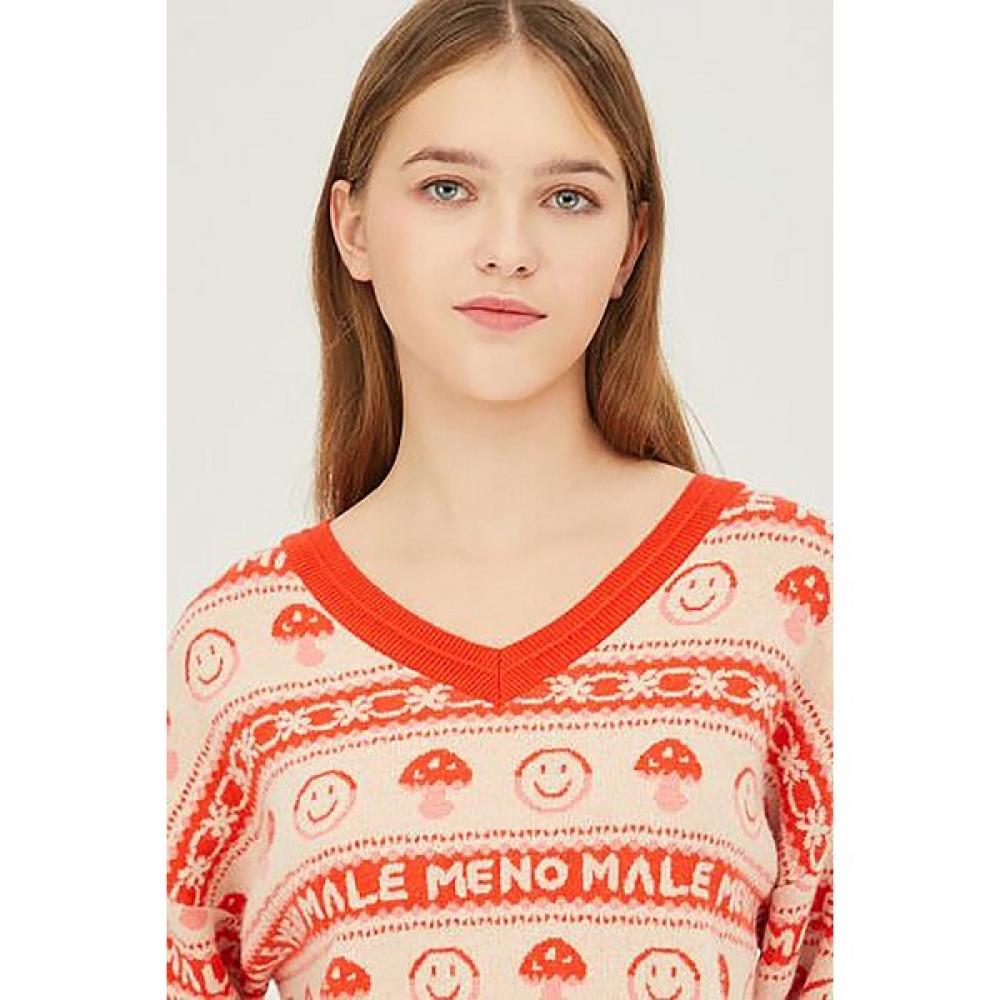Benetton Benetton Mushroom Smile Knit Bakp49361 Or
