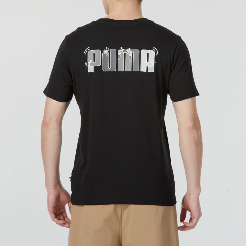 New PUMA T Shirts Men's Black 682153-01