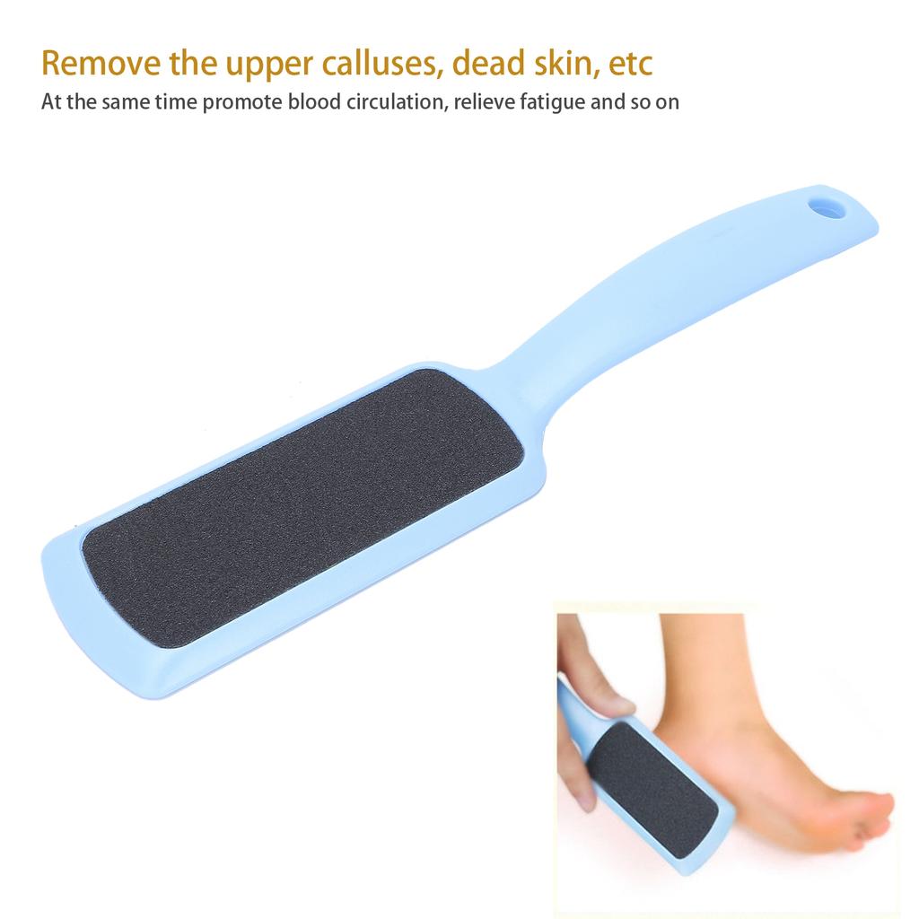 Professionelle Blaue Fußfeile Entfernung abgestorbener Haut Glättung harter Haut Doppelseitiger Fußschrubber