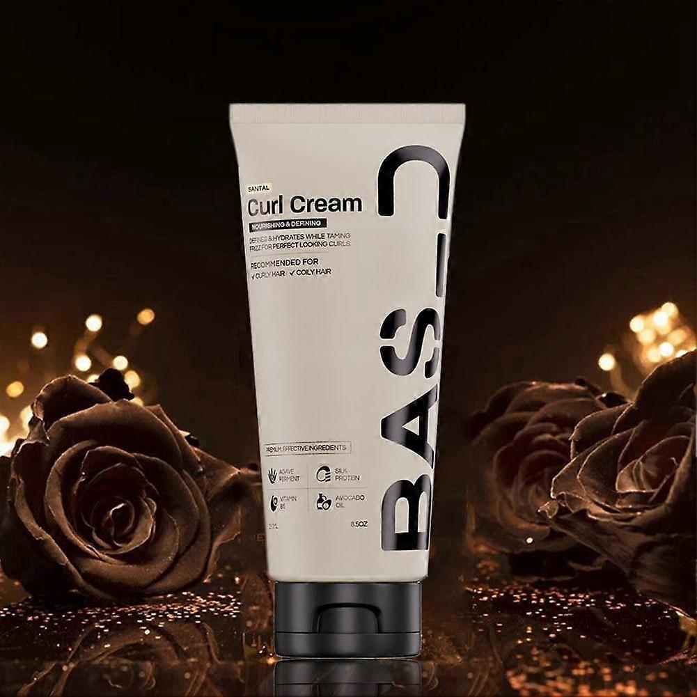 200ml Curling Cream for Instant Shape and Frizz Control with Moisturizing Formula for Soft Shiny Curls less