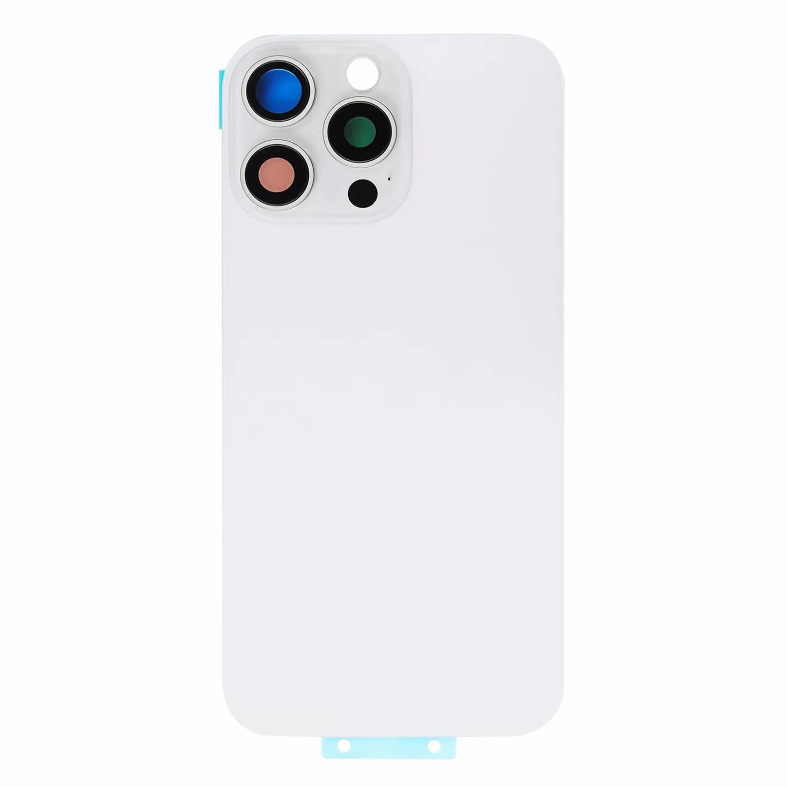 

For iPhone 16 Pro Max Battery Housing Cover+Camera Lens Cover+Bracket+Wireless Charging Port Cable Gold