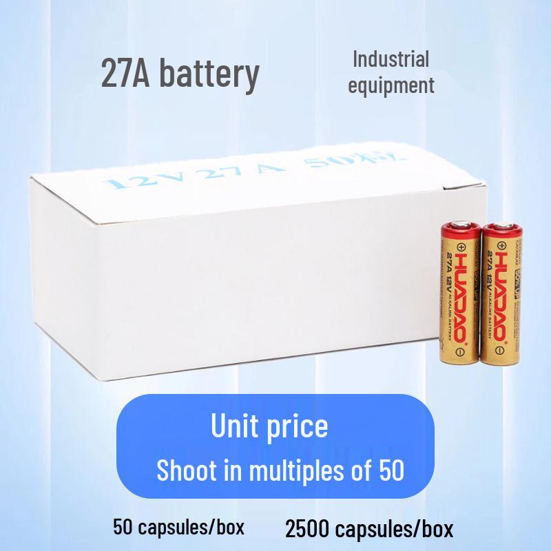 27A/23A Alkaline Battery for Doorbells, Vehicle Remotes, and Anti-theft Devices (12V High Voltage)