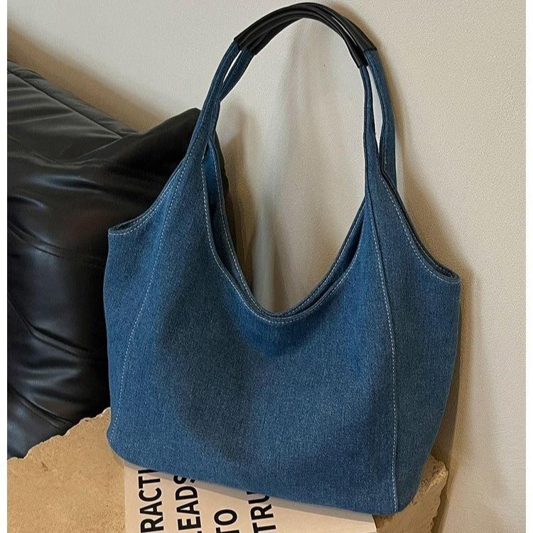 Large-capacity Tote Bag, Fashionable Hand-held Vegetable Basket Bag, Shoulder Bag with A Wide Strap, Bucket Bag