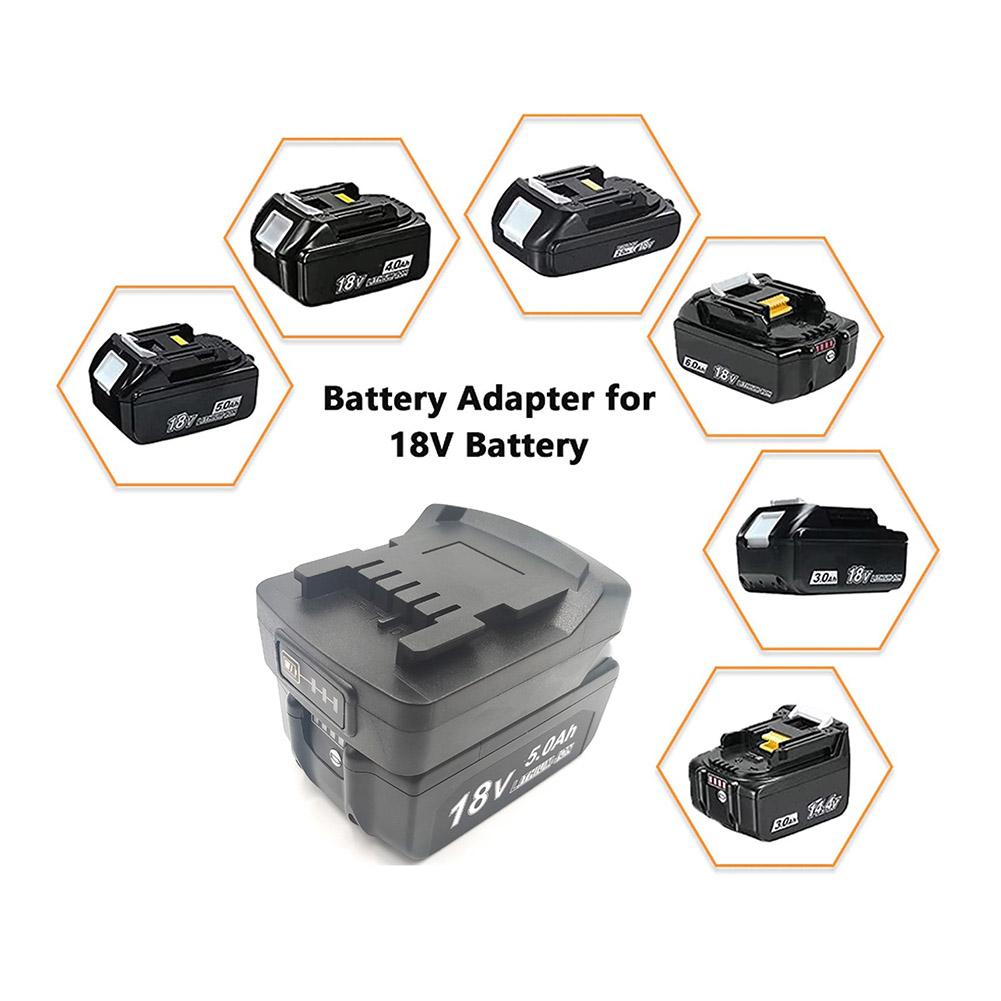 Black as Picture Battery Adapter Adapter Battery Converter Lightweight Adapter Not Compatible With HPT Series Tool