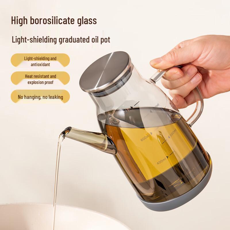 Onlycook High Borosilicate Glass Anti-Drip Oil Dispenser