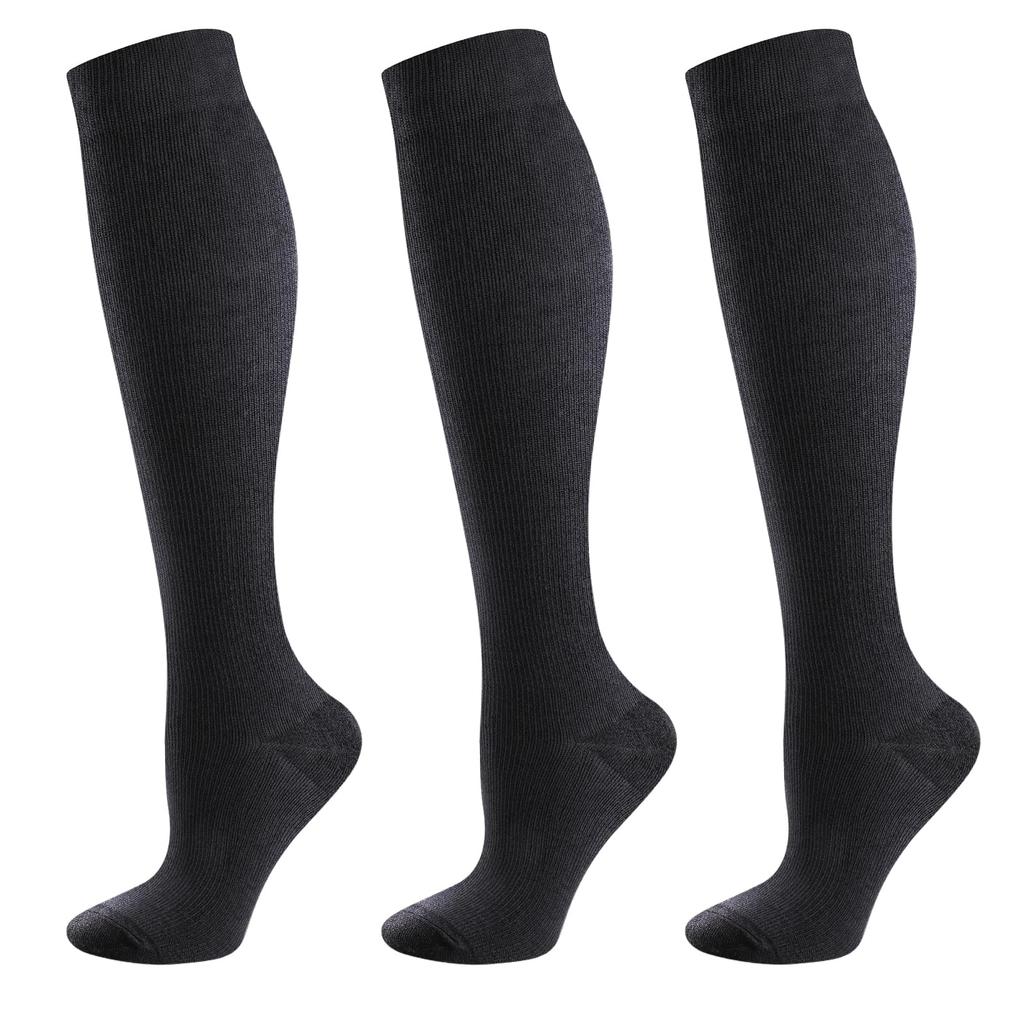 YUEDGE Compression Summer High Standing Work Relieves Foot Perfect for Nurses and Black Women's Socks, Socks, Socks, Socks, 15-20mmHg, Fatigue,